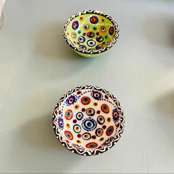 Bundle of 3 Handmade Evil Eye Protection Bowls - Picture 6 of 16